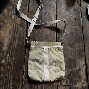 Elegant Beige Crossbody Bag